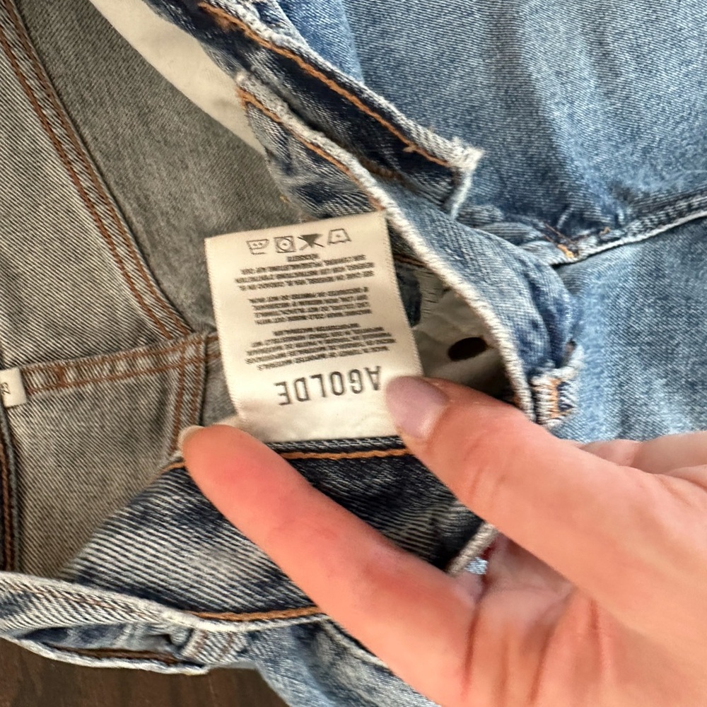 Agolde Cropped Ripped Jeans - Picture 4 of 5